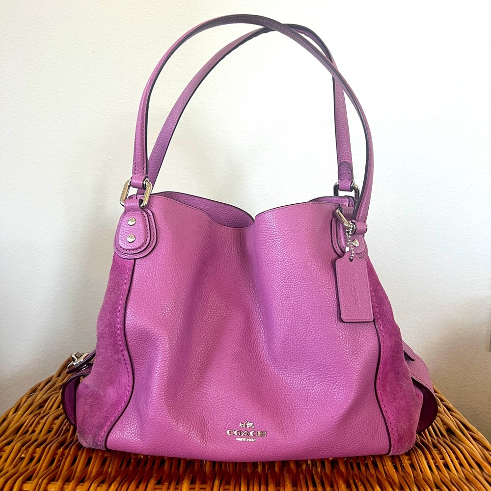Coach Purple Handbag